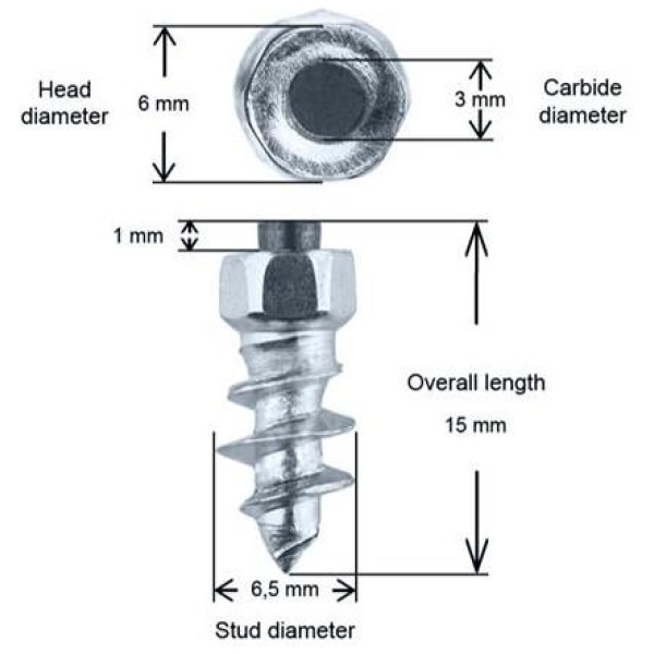 iGrip ST15 Skrupigg 15mm/3mnm - 150 stk - Bilde 2